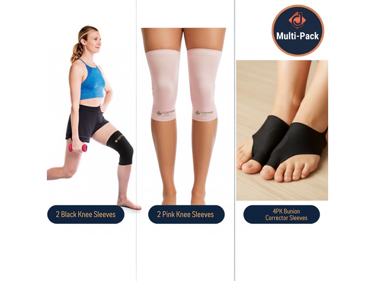 Copper Joe  Knee & Bunion Relief Bundle