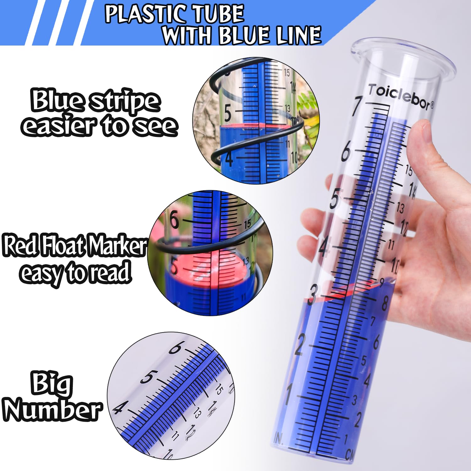 Rain Gauge Outdoor Dual-scale - Gallery 10