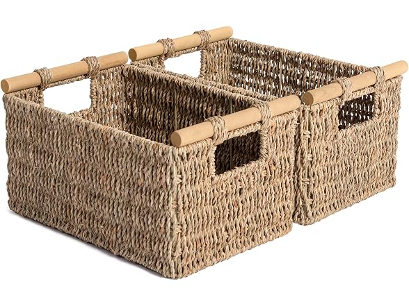 Suptinwear seagrass Woven Storage Basket