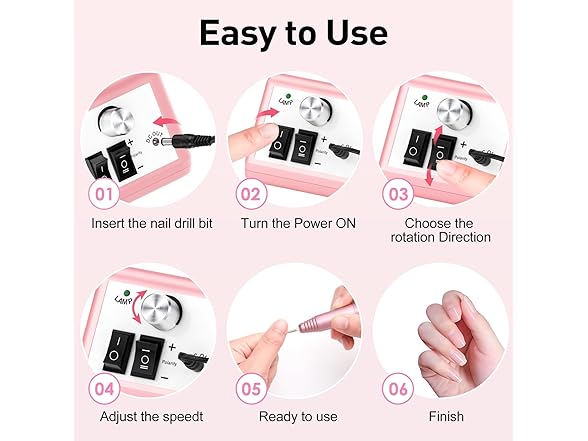 JIASHENG Nail Drill, 20000rpm