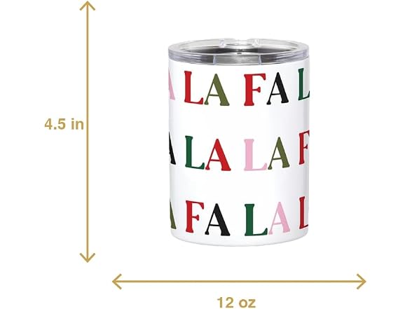 Slant Tumbler Christmas or Fall