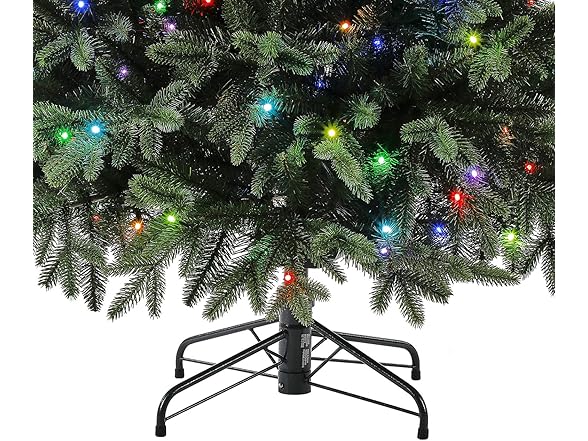 7.5 ft Pre-Lit Holiday Symphony Spruce Artificial Christmas Tree