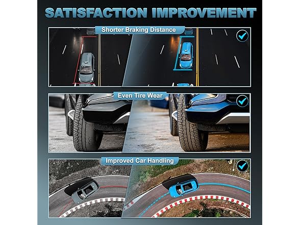 EVERESTWAY Rear Struts w/Mounts