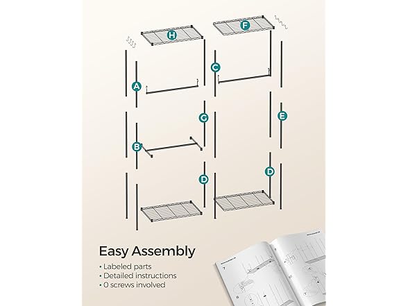 SONGMICS Clothes Rack