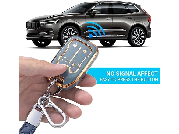 CHEZENHUI for GMC Key Fob Cover