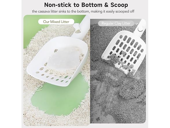 EZSKUUP Non-Stick Ultra Clumping Tofu Cat Litter
