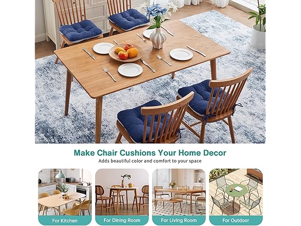 BETU Chair Cushions for Dining Chairs