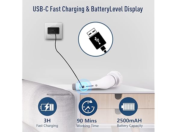 Katalic Electric Spin Scrubber,2023 New 8 in 1 
