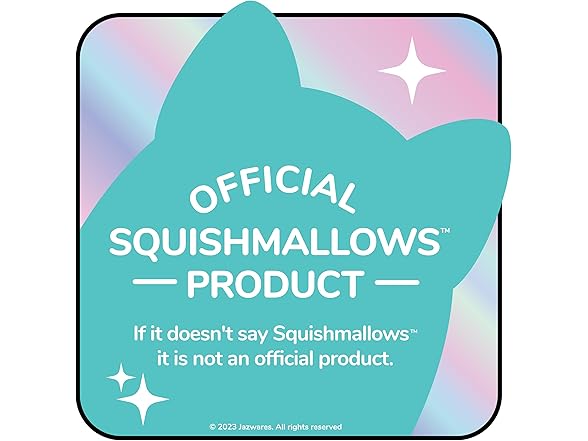 Squishmallows Original 8-Inch Luther Blue Tie-Dye Tiger Shark
