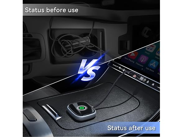 vnilrgle Wireless CarPlay Adapter for iPhone