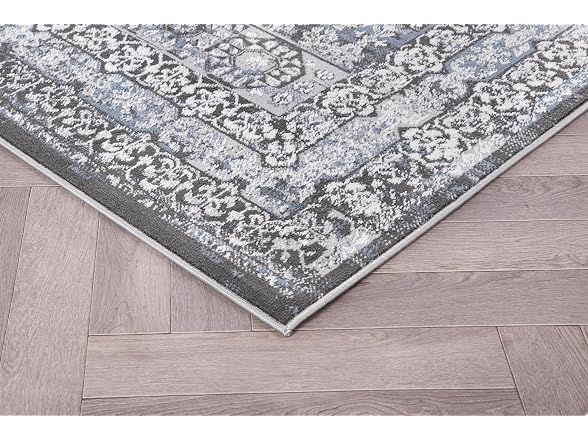L'Baiet Lina Blue Oriental 2x6 Runner Rug