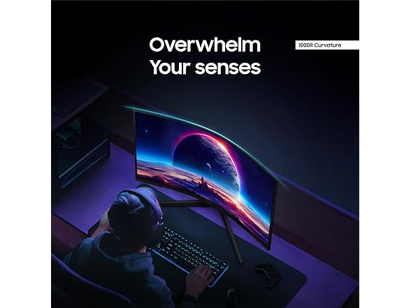 Samsung 32" QHD Curved Monitor | LS32CG550ENXZA