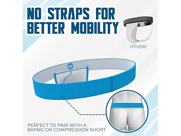 Real Men 0in Nylon Strapless Jocks