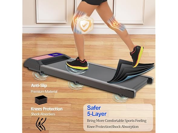 Upreign Under Desk Treadmill,Walking Pad with 5% Incline