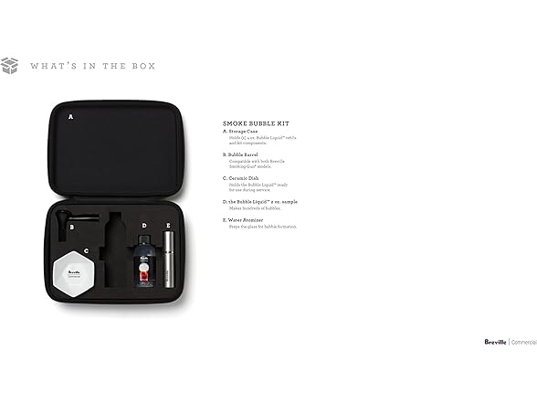 Breville Smoke Bubble Cocktail Kit