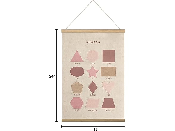 Bon et Beau Embroidered Shape Poster