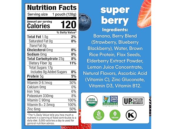 Noka Noka Organic Superfood Fruit Smoothie Po
