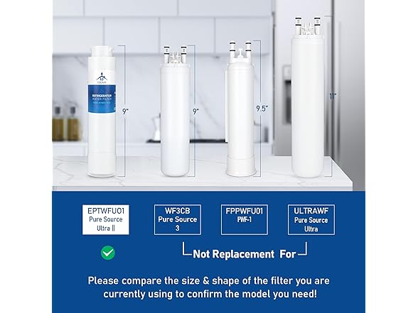 TEEHAY EPTWFU01 Water Filter Replacement
