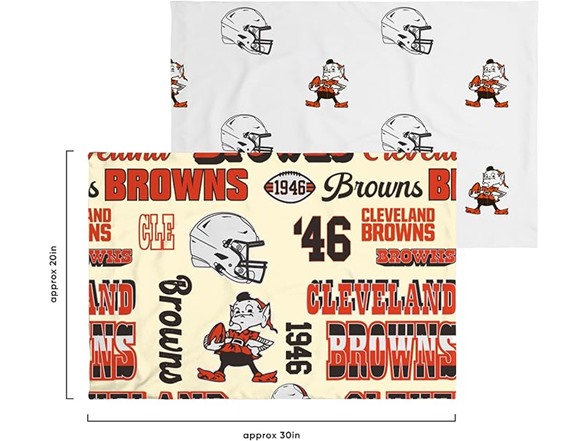 CLEVELAND BROWNS Retro Bed in a Bag Full Set