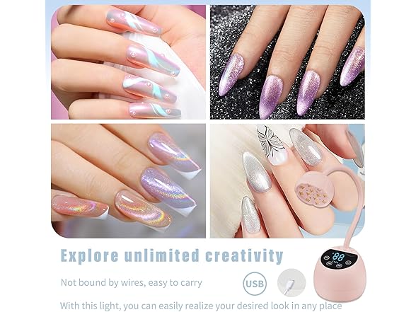 36W Mini Cordless UV Nail Lamp