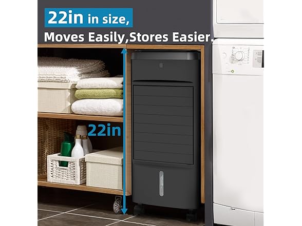 NOMEY Evaporative Air Cooler, 3-in-1 Air Conditioner