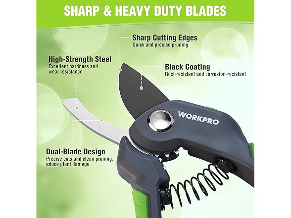 WORKPRO 8.5 Bypass Pruning Shear