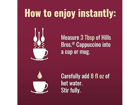 Hills Bros Instant Double Mocha Cappuccino Mix