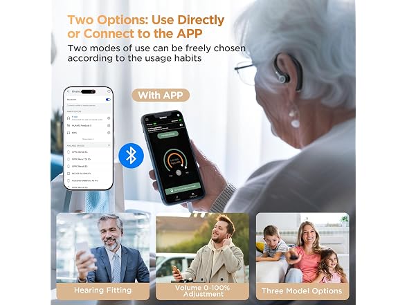 Saliryj Rechargeable BT Hearing Aids