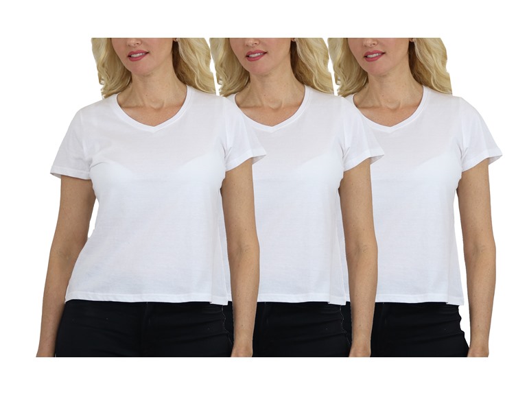 DivaTee WC-----(Women's 3Pack) / JLVT-100 / WH-WH-WH /