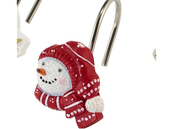 Avanti Linens - Christmas Shower Curtain Hooks, 12 Pack - Gallery 2