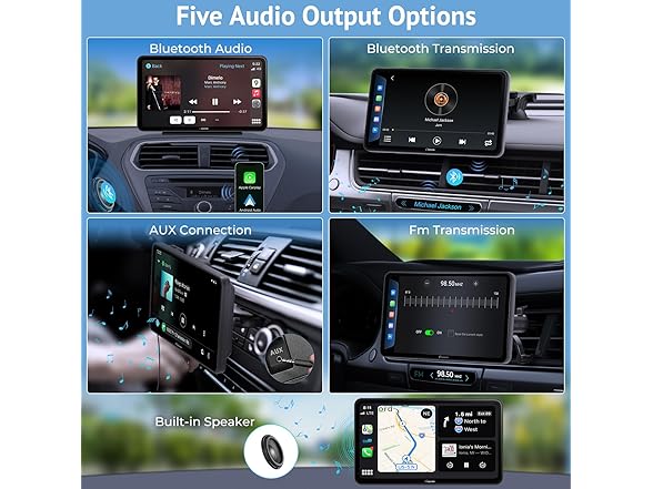 7" CarPlay Screen w/ Android 12 System