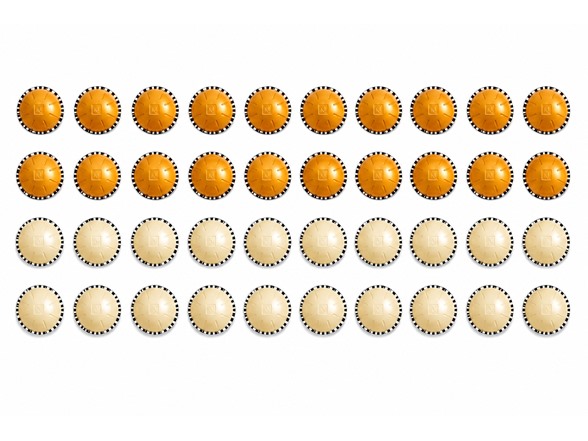 Nespresso 40Ct Golden Caramel & Vanilla