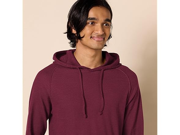 Amazon Essentials Men Long-sleeve Slub Hoodie