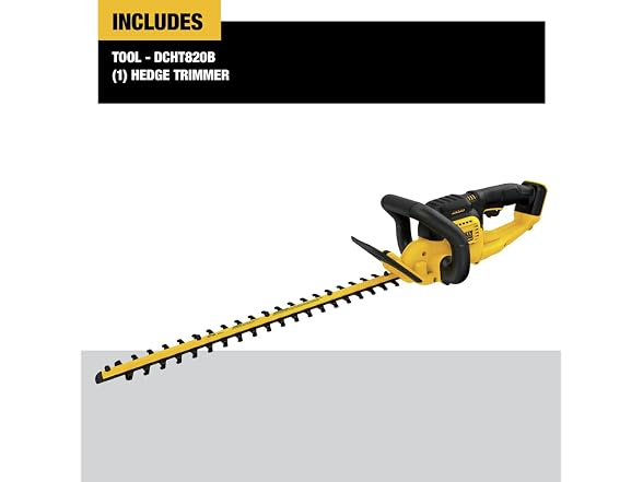 Dewalt DCHT820B Trimmer Hedge Bare Tool 20V