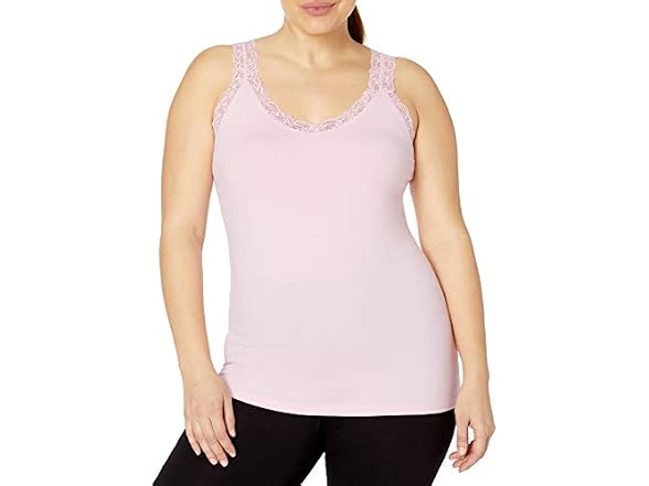 Just MY Size Women (3X) Lace Tank