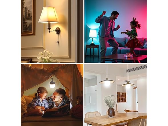 Yochoice Rechargeable Battery Operated Light Bulb