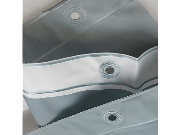 iDesign PEVA Shower Curtain Liner, Smoke