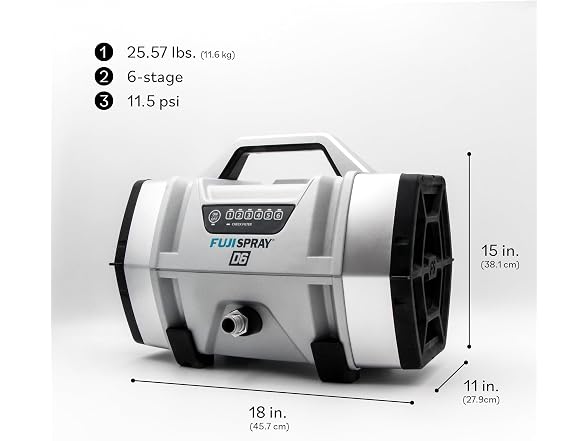Fuji Spray 4106-T75G-FUJI Fuji Spray D6 6 Stage HVLP Gra - Gallery 2