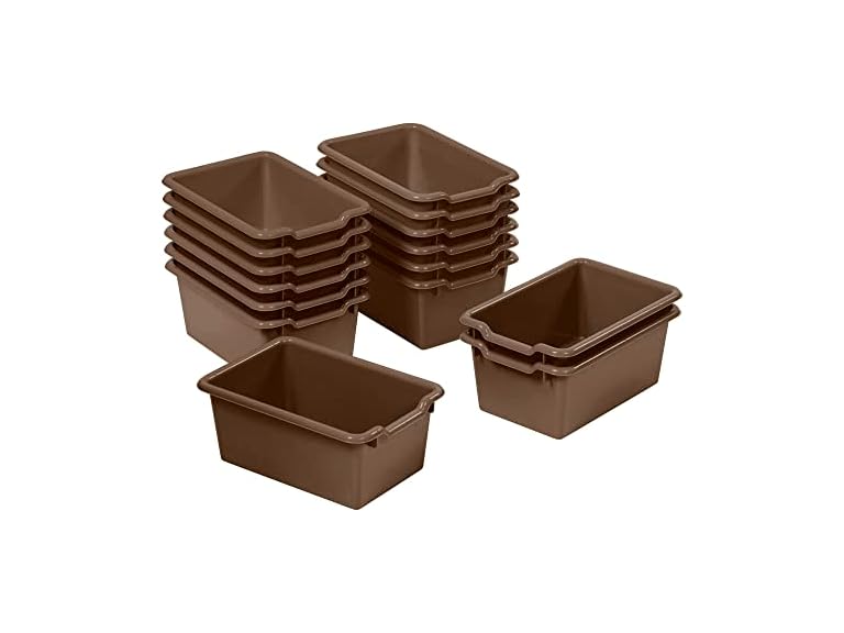 ECR4Kids Scoop Front Storage Bins- 15Pc - Gallery 20