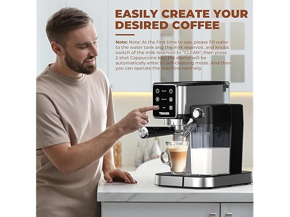 Touchscreen Espresso Machine