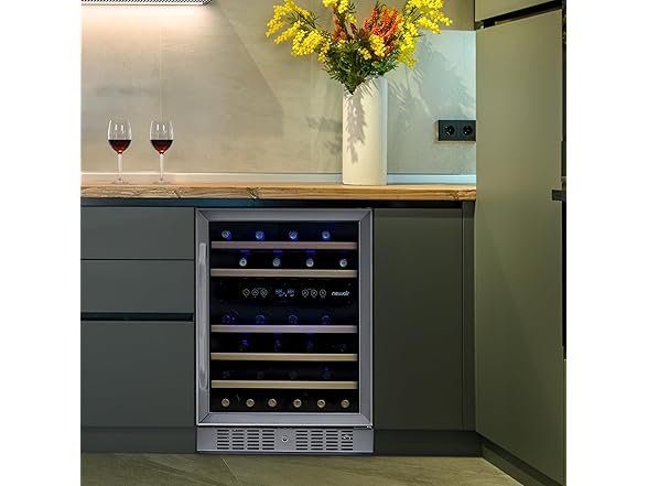 Newair Dual Zone Wine Fridge - 46 Bottles