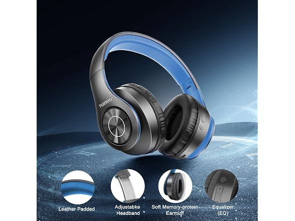 TUINYO BT Headphones Over Ear 40H