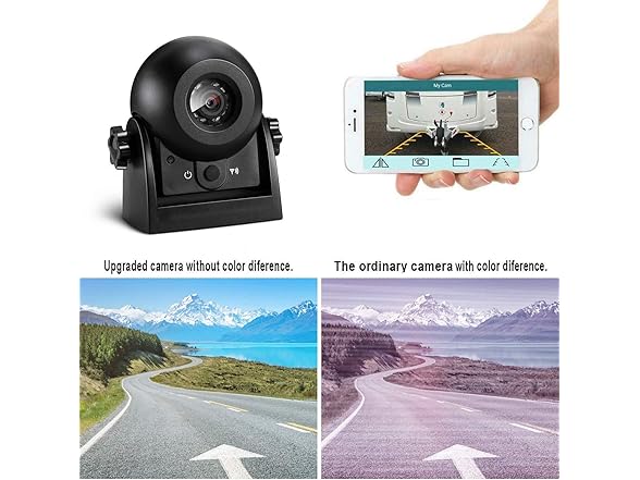 (NEW) MHCABSR Wireless Backup Dash Cam