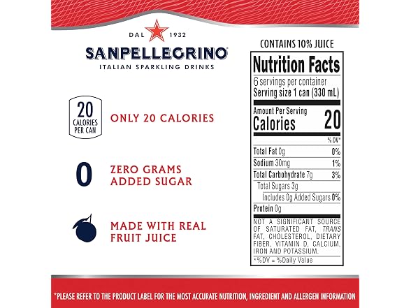 Sanpellegrino Blood Orange, 0g Added