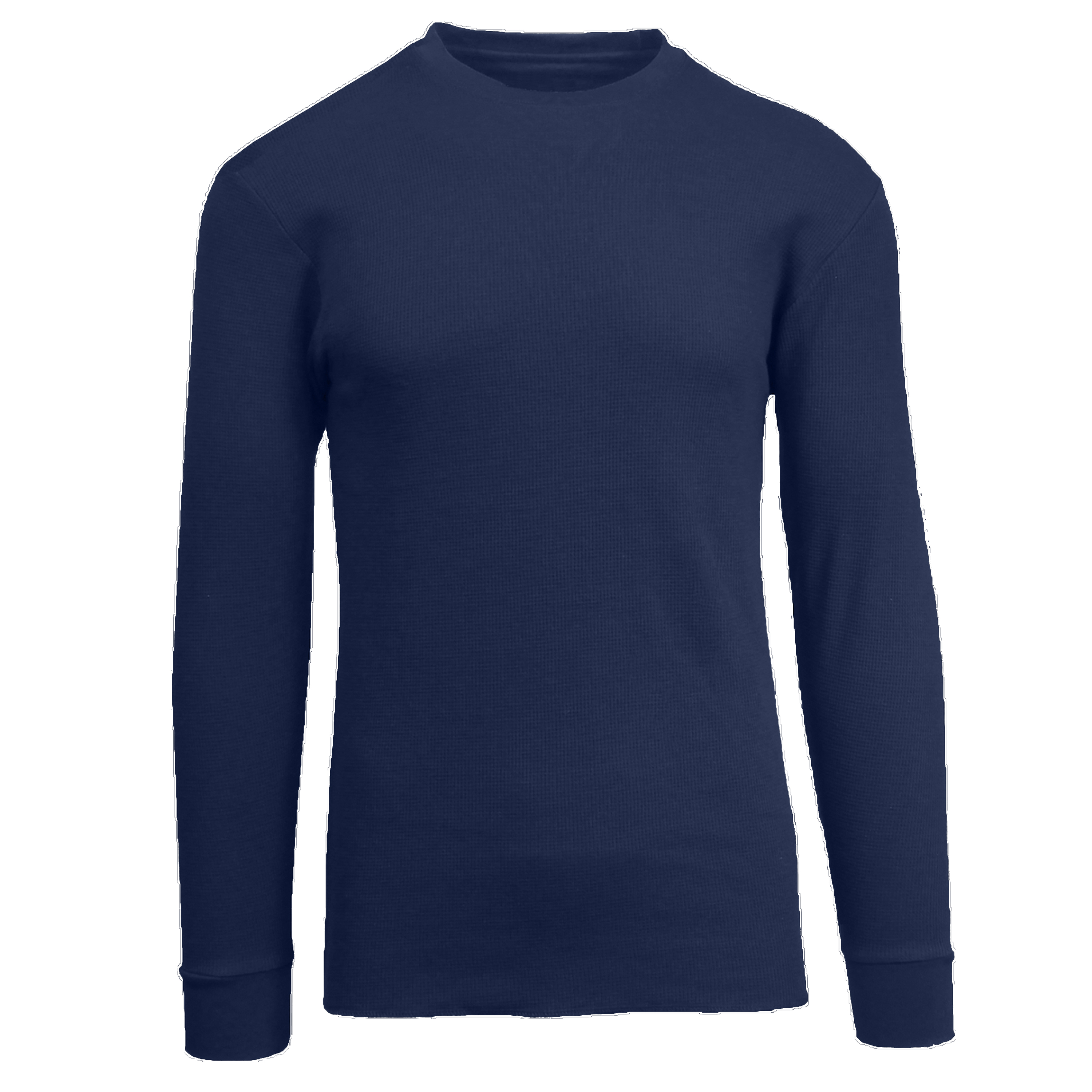 3Pk Asst Mens Waffle-Knit Thermal Shirts - Gallery 17