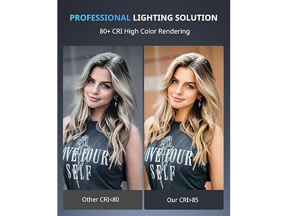 UBeesize 12 inch Ring Light with Stand