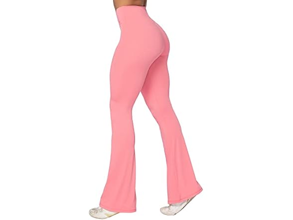 Sunzel Flare Leggings 32in S Bubble Pink