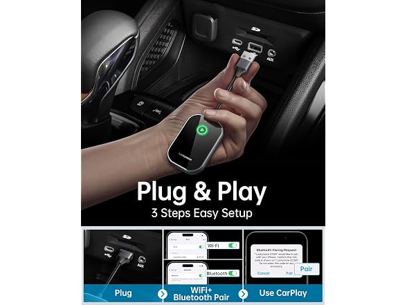 Luckymore Wireless CarPlay Adapter