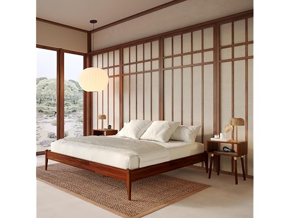 Bme Dinkee King Size Bed Frame, 15" High Platform