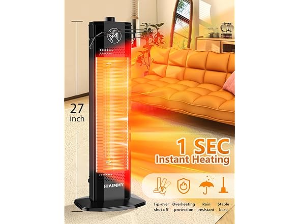 HAIMMY Outdoor Electric Patio Heater